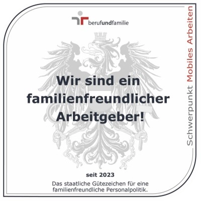 Wir sind ein familienfreundlicher Arbeitgeber
