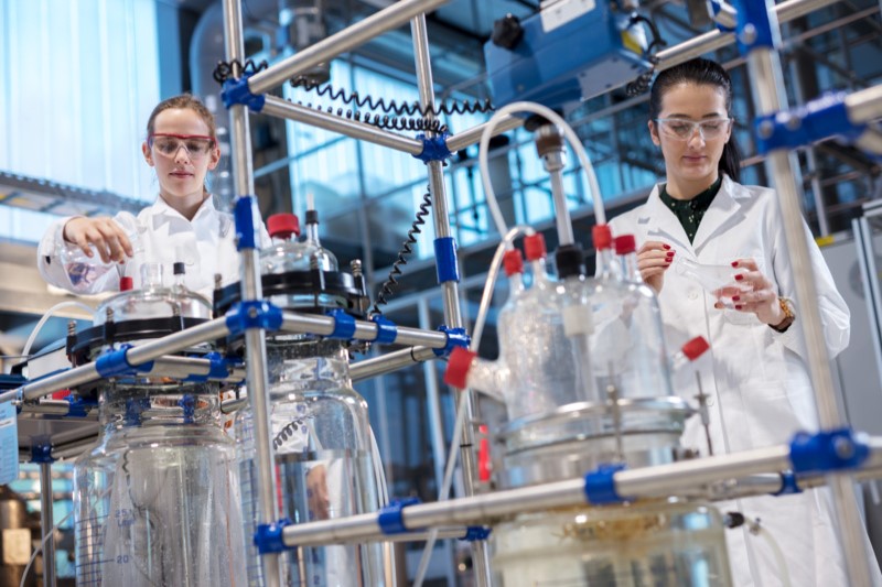 Team Chemische Prozesstechnologie zur Biomasseverwertung