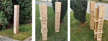 Prototypen Plasik-Baumhüllen