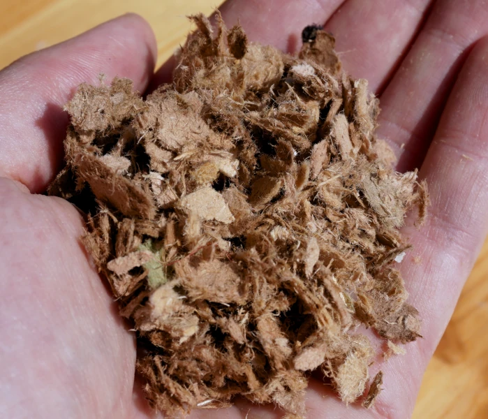 Faserplatte sortenreine Späne