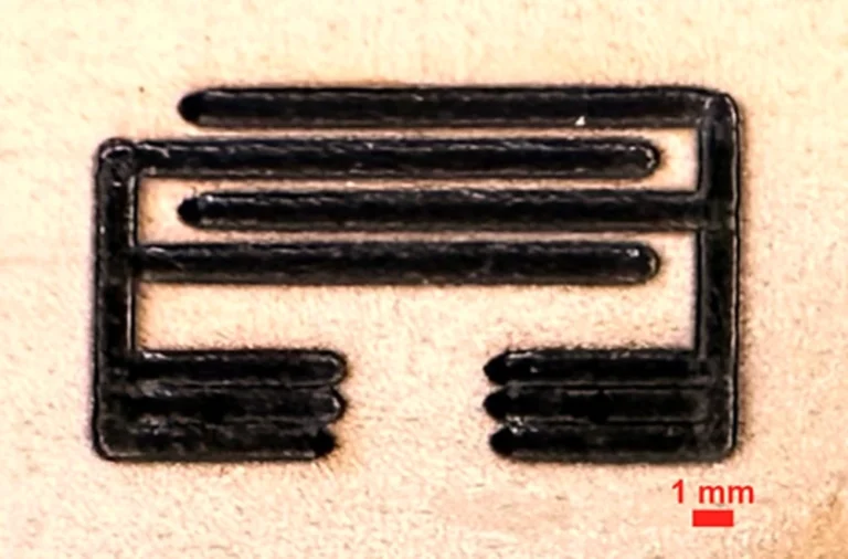 LIG-sensor on wood